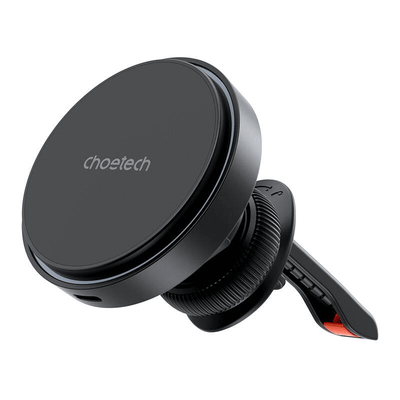 Choetech T205F Magsafe Telefonautohalter mit 15W Ladegerät Schwarz