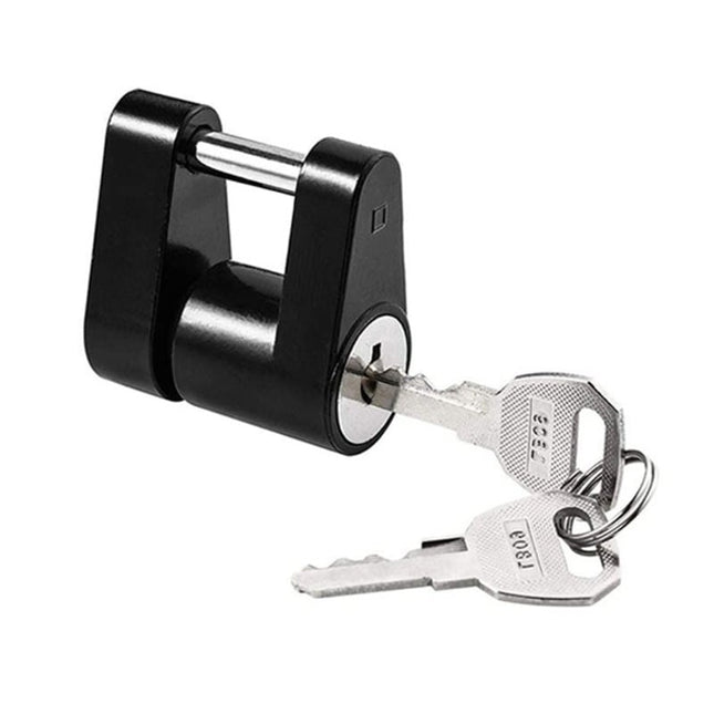Cilinderslot Trekhaak Aanhanger Koppeling Haak Slot Anti - Diefstal Koppelingsslot [RVS - Cilinder] - VCTparts.nl