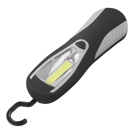 VCTparts Compacte Looplamp Inspectielamp 300lm op AA Batterijen met Magneet en Haak 3W COB LED Noodlamp VCTparts 6