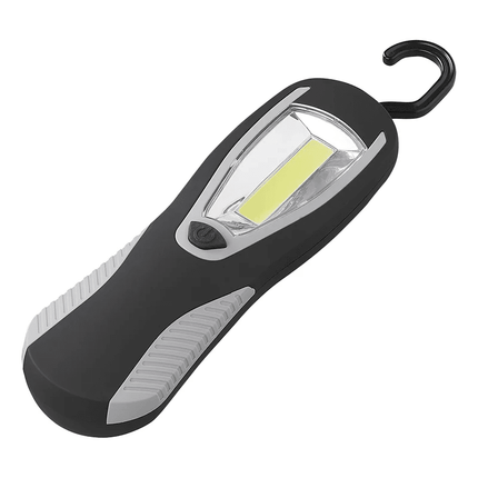 VCTparts Compacte Looplamp Inspectielamp 300lm op AA Batterijen met Magneet en Haak 3W COB LED Noodlamp VCTparts 5