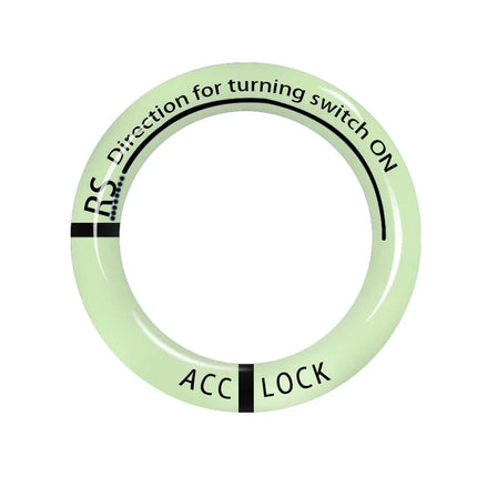 Contactslot Ring Glow in the Dark Fluoriserende ACC Lock Lichtgevend Sleutelgat Zelfklevend - VCTparts.nl