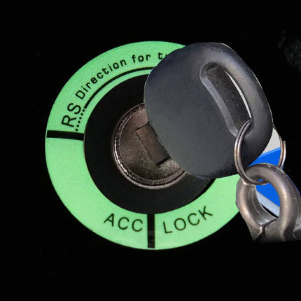Contactslot Ring Glow in the Dark Fluoriserende ACC Lock Lichtgevend Sleutelgat Zelfklevend - VCTparts.nl
