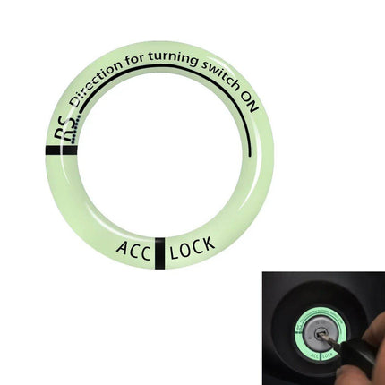 Contactslot Ring Glow in the Dark Fluoriserende ACC Lock Lichtgevend Sleutelgat Zelfklevend - VCTparts.nl