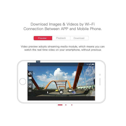 DDPAI DDPAI Dashcam 2K 1600P HD Wifi Video Recorder + Continue Voeding Zwart Combideal 7