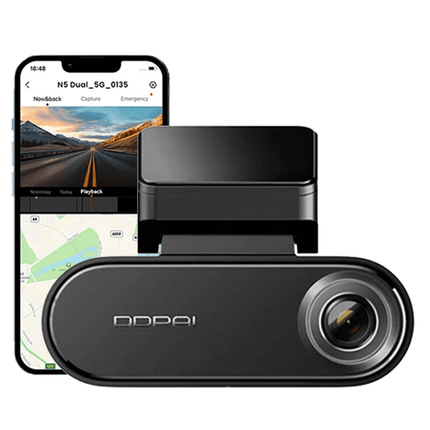 DDPAI N5 Dual Dashcam 4K 2CH FHD Wifi Auto Video Recorder + Achter Camera Zwart - VCTparts.nl