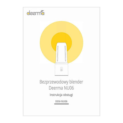 Deerma NU06 Mini Draadloze Sap Blender Blauw [Blenders - Deerma] - VCTparts.nl