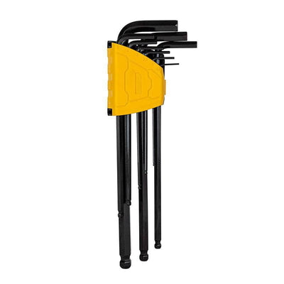 Deli Extra Long Ball Cup Allen Set 1,5-10mm 9 Stücke [Werkzeuge - Werkzeuge EDL232309H] (schwarz)