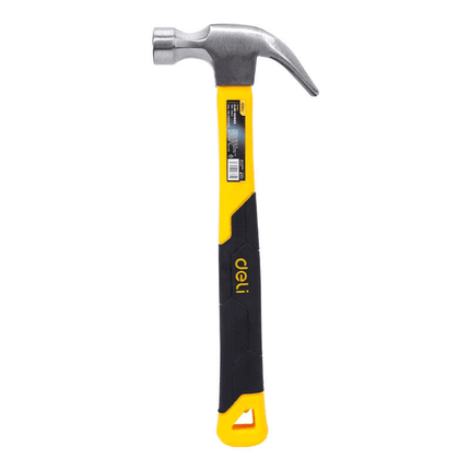 Deli Deli Klauwhamer 0.5kg Universeel met Ergonomische Handgreep [Gereedschap - Tools EDL5002] (Geel) INNPRO 1