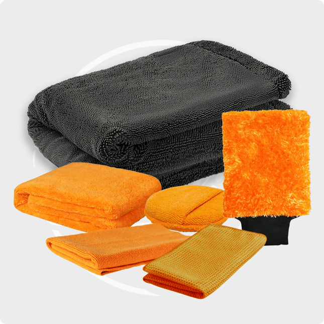 Detailing Combideal Auto Reinigings Absorberende Microvezel Pakket 6 - delig voor Streeploos Glansresultaat - VCTparts.nl