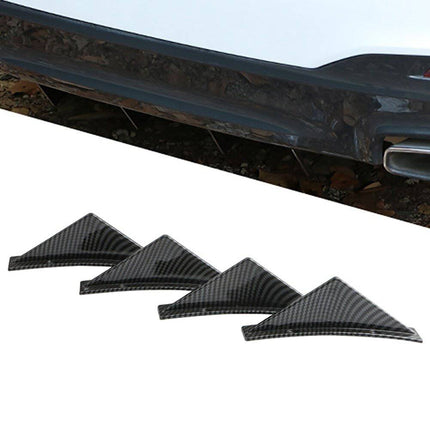 VCTparts Diffuser Haaienvin Achterbumper Spoiler Boog Carbon (set) NORGOS 4