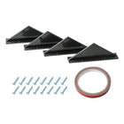 VCTparts Diffuser Haaienvin Achterbumper Spoiler Recht Carbon (set) NORGOS 1