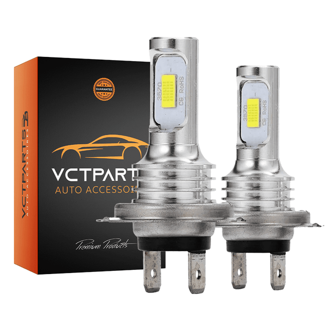 Dimlicht LED H7 12000K Blauwe Koplampen (set) – Extreem Blauw Autolicht voor Show & Styling – Xenonlook Koplampen met Unieke Kleuruitstraling - VCTparts.nl