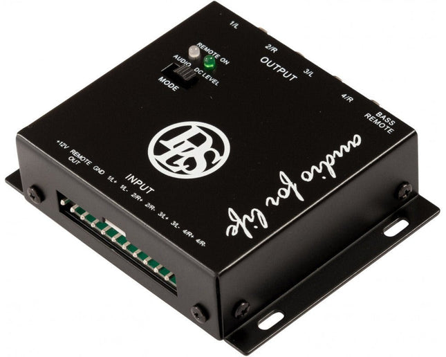 DLS DLS High Level Converter v.2 HLC4.2 4 - Kanaals Converter - voor Headunit naar Low - Level Signaal Auto Audio Optimount 1