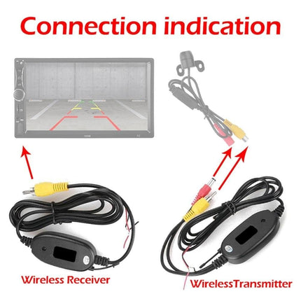 VCTparts Draadloze Zender Achteruitrijcamera Bekabeling Transmitters 2.4Ghz 12V NORGOS 5