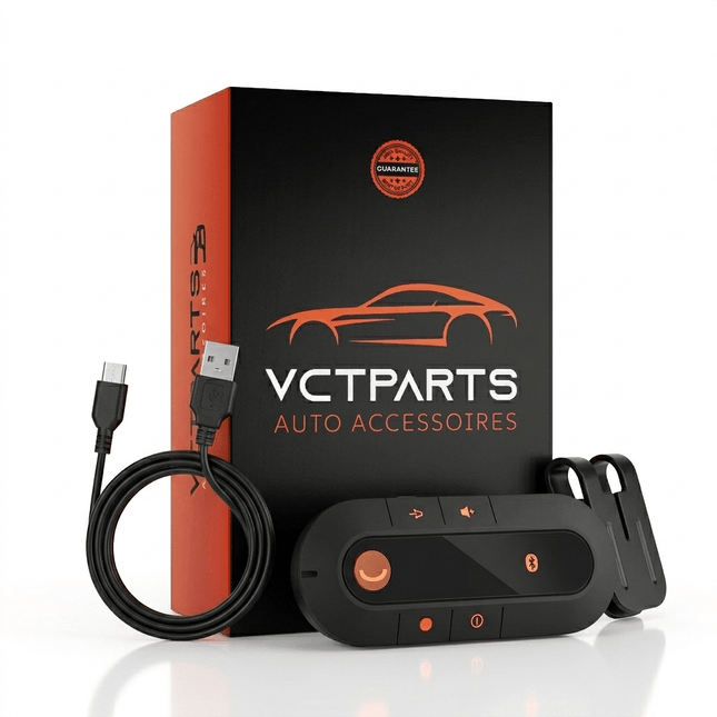 VCTparts Draadloze Zonneklep Carkit Bluetooth Speaker - Handsfree Bellen en Muziek Streamen NORGOS 1