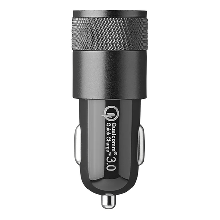 Dubbele USB Snellader Type A + C 12/24V 3100mA - Universele Autolader - VCTparts.nl