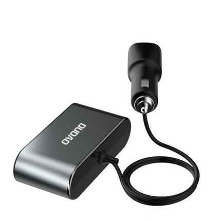 Dudao Dudao Autolader met 3x Sigarettenaansteker Splitter en 2x USB 3.4A - 12V 24V Auto Oplader Adapter Zwart Hurtel 2