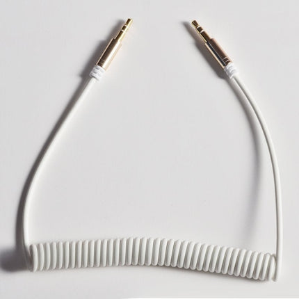 Dudao Dudao Rekbare AUX Mini Jack 3.5mm Veer Krulsnoer 150cm Zwart Hurtel 7