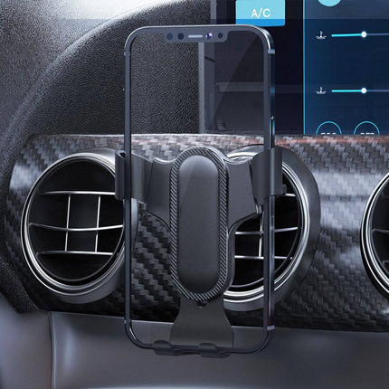 Dudao Dudao Universele Gravity Autohouder Telefoonhouder voor Ventilatierooster Zwart Hurtel 4