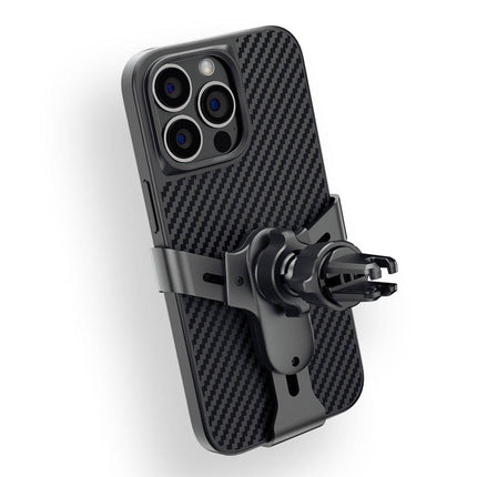 Dudao Dudao Universele Gravity Autohouder Telefoonhouder voor Ventilatierooster Zwart Hurtel 9