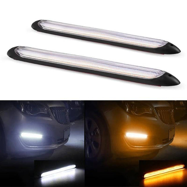 VCTparts Dynamische Sequentiële LED Bars DRL zwart 235cm (set) [Pijl Dagrijverlichting NORGOS 7