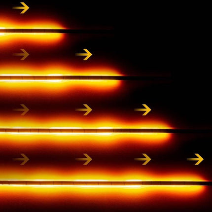 VCTparts Dynamische Sequentiële led Strip - 45cm (Set) [Dagrijverlichting Knipperlichten ledstrip] NORGOS 7