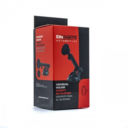 Einparts Auto Magnetische Telefoonhouder voor Dashboard en Voorruit met Telescopische Arm Zwart - VCTparts.nl