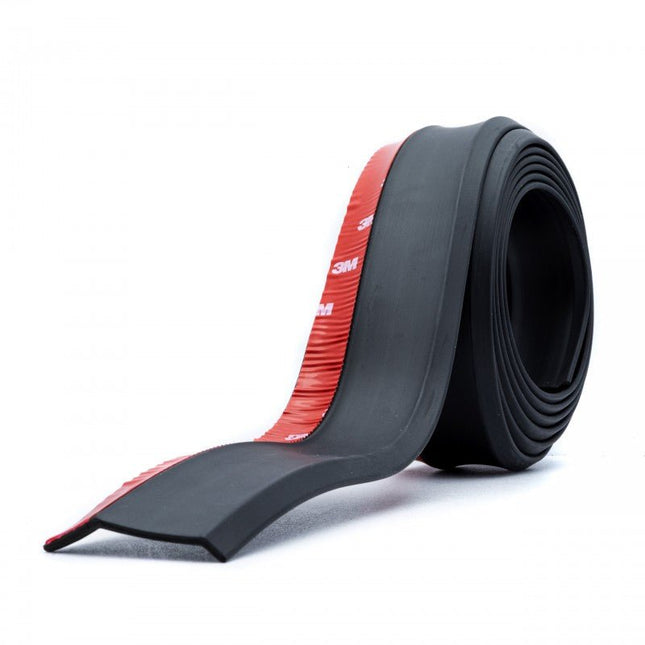 Einparts Auto Voorbumper Sideskirts Spoiler Protector Zwart – Bumper Bescherming Lip Verlaging Strip Rubber (2,5m) - VCTparts.nl