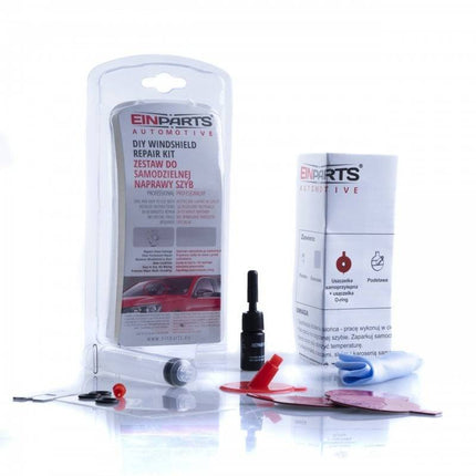 Einparts Auto Voorruit Glas Barst Complete Reparatie Kit met Vloeistof - VCTparts.nl
