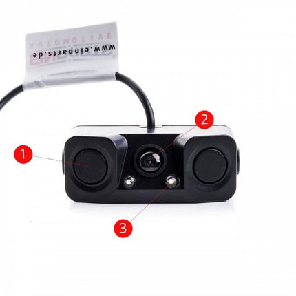 Einparts Universele Infrarood Achteruitrij Camera met Sensoren en Pieper Nachtzicht - VCTparts.nl