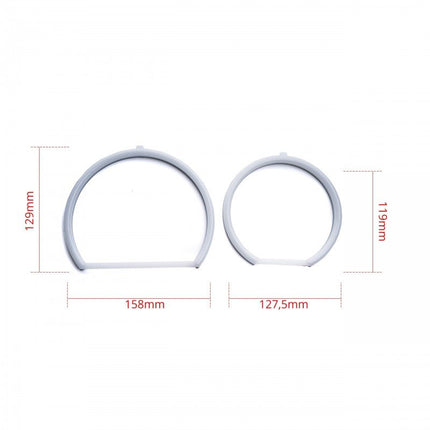 Einparts Einparts Cotton LED BMW X5 E53 (1999 - 2004 Pre - Facelift) - 119mm 129mm 6000K Helder Witte CANBUS Angel Eyes Upgrade OEM+ Uitstraling Einparts 6