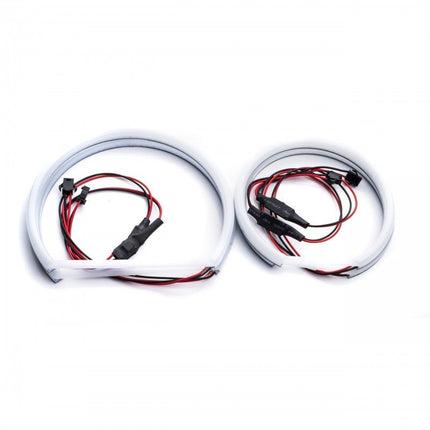 Einparts Einparts Cotton LED BMW X5 E53 (1999 - 2004 Pre - Facelift) - 119mm 129mm 6000K Helder Witte CANBUS Angel Eyes Upgrade OEM+ Uitstraling Einparts 4
