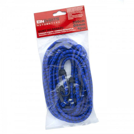 Einparts Flexibel Elastisch Koord Spin met Haken Blauw 2M (set) - VCTparts.nl