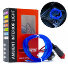 Einparts LED Ambient Interieurverlichting 2m Blauw - Universele 12V Auto Sfeerverlichting 360 Graden Dunne 2mm Strip Compleet Pakket - VCTparts.nl