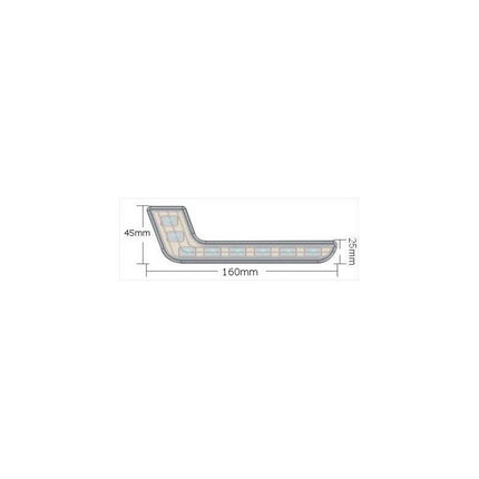 Einparts Einparts Stijlvolle Witte DRL 407 LED Verlichting Universele Lichtbalk Einparts 5