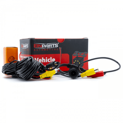 EinParts Universal Reversing -Kamera -Installation mit Verbindung und Lebensmitteln