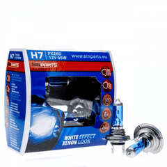Einparts Einparts Xenon Glow Pro H7 White Effect Koplampen - Dimlicht 6000K Wit (Set) Einparts 1