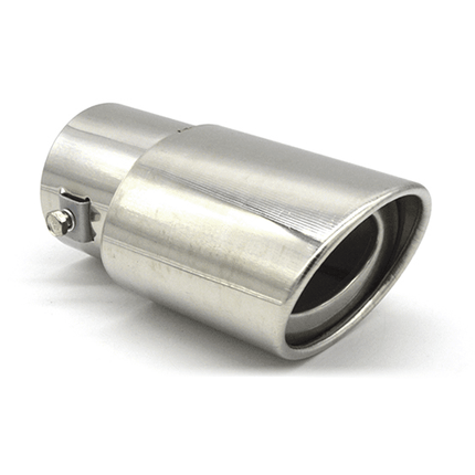 VCTparts Enkel Uitlaat Kopstuk / Eindstuk RVS Chrome 62mm [Uitlaat Sierstuk - Uitlaat Tuning - Uitlaat Koppelstuk] NORGOS 1