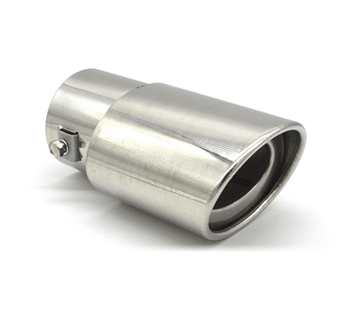 Nur Auspuff Kopfstück / Endstück Edelstahl Chrom 62 mm [Auspuff dekoratives Stück - Auspuff -Tuning - Auspuffkupplungsstück]