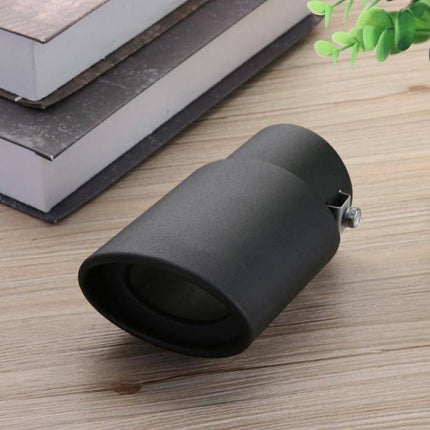 VCTparts Enkel Uitlaat Kopstuk / Eindstuk RVS Zwart 62mm [Uitlaat Sierstuk - Uitlaat Tuning - Uitlaat Koppelstuk] NORGOS 2