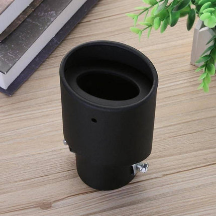 VCTparts Enkel Uitlaat Kopstuk / Eindstuk RVS Zwart 62mm [Uitlaat Sierstuk - Uitlaat Tuning - Uitlaat Koppelstuk] NORGOS 3