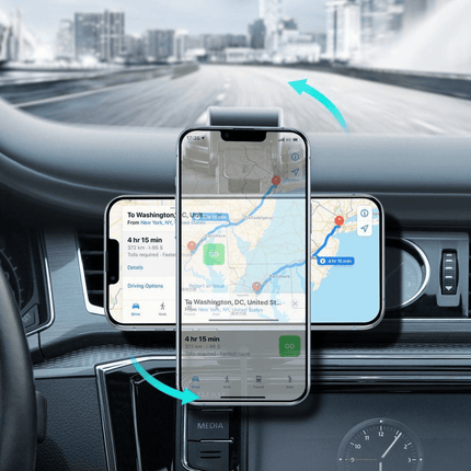 ESR ESR HaloLock Magnetische Dashboard Autohouder met MagSafe Opladen 15W Zwart Hurtel 4