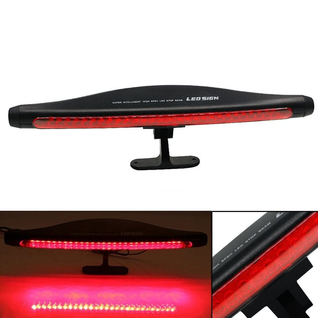 VCTparts Extra Derde Remlicht Staart Spoiler Stoplicht Rood 2W 12V 28LED Verstelbaar Waarschuwingslamp NORGOS 3