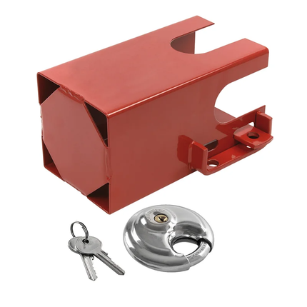 ProPlus Koppelingsslot Aanhanger 110x110mm met discusslot PM [Aanhangerslot -  Disselslot] - VCTparts.nl