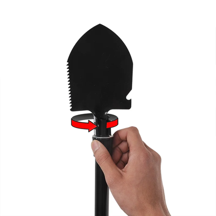 ProPlus Vouwschep Compact Demonteerbaar met Draagtas Zwart - VCTparts.nl