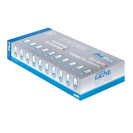 ProPlus T5 Halogeen Wit Autolamp 12V 12W W2x46d (set 2 stuks) - VCTparts.nl