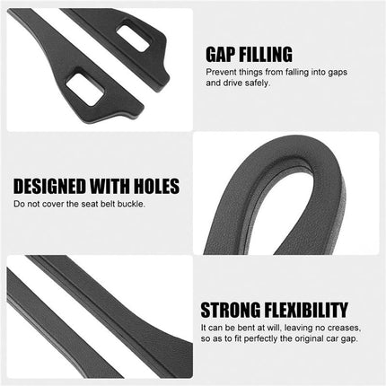 Autostoelklem Stoelklemmer Gat Opvuller Zijnaad Anti-Drop Strip Vallen Valstrip Rubber (set) - VCTparts.nl
