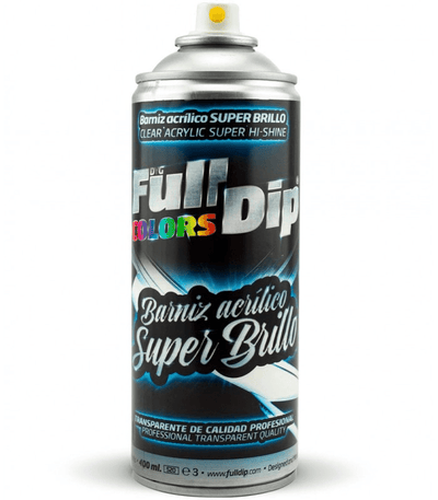 Fulldip Gloss Acryllackschutz 400 ml Sprühspray - Hitze -resistenter Glanzlack