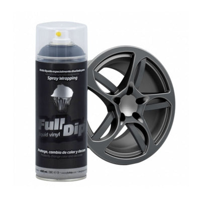 Fulldip Plastidip 400 ml Sprühdose - hyperschwarzer Flüssigkeits -Vinyl -Spray -Dip