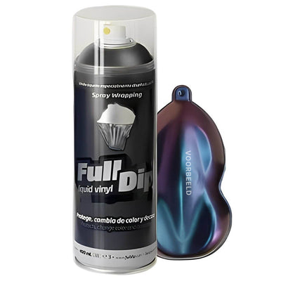 Fulldip Plastidip Flüssigkeit Vinyl 400 ml Spray Dose Spray - Standard -Chamäleon